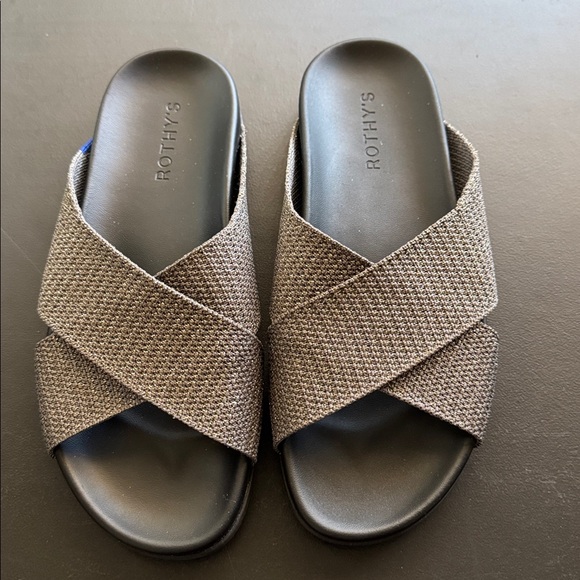 Rothy's Shoes - Rothy's The Weekend Silver Slides